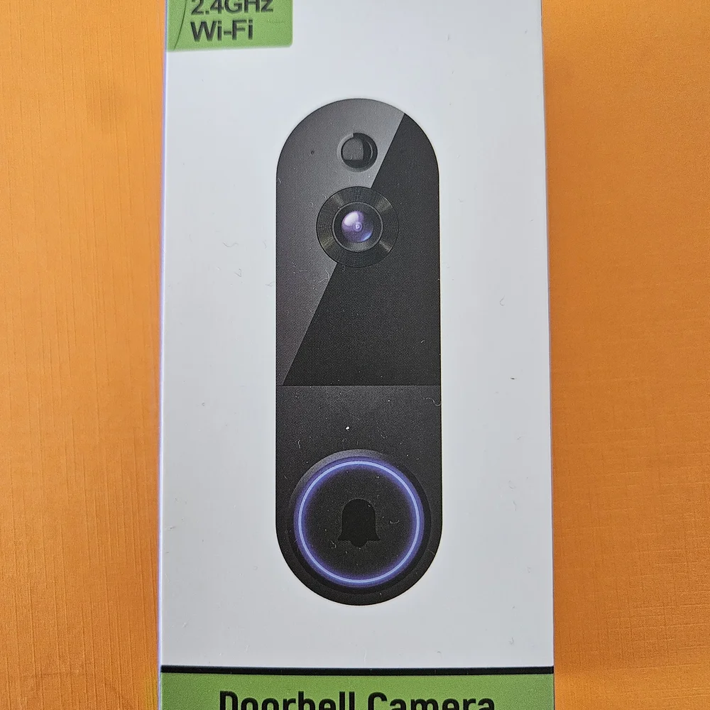 Wi-Fi Enabled Doorbell Camera - Black